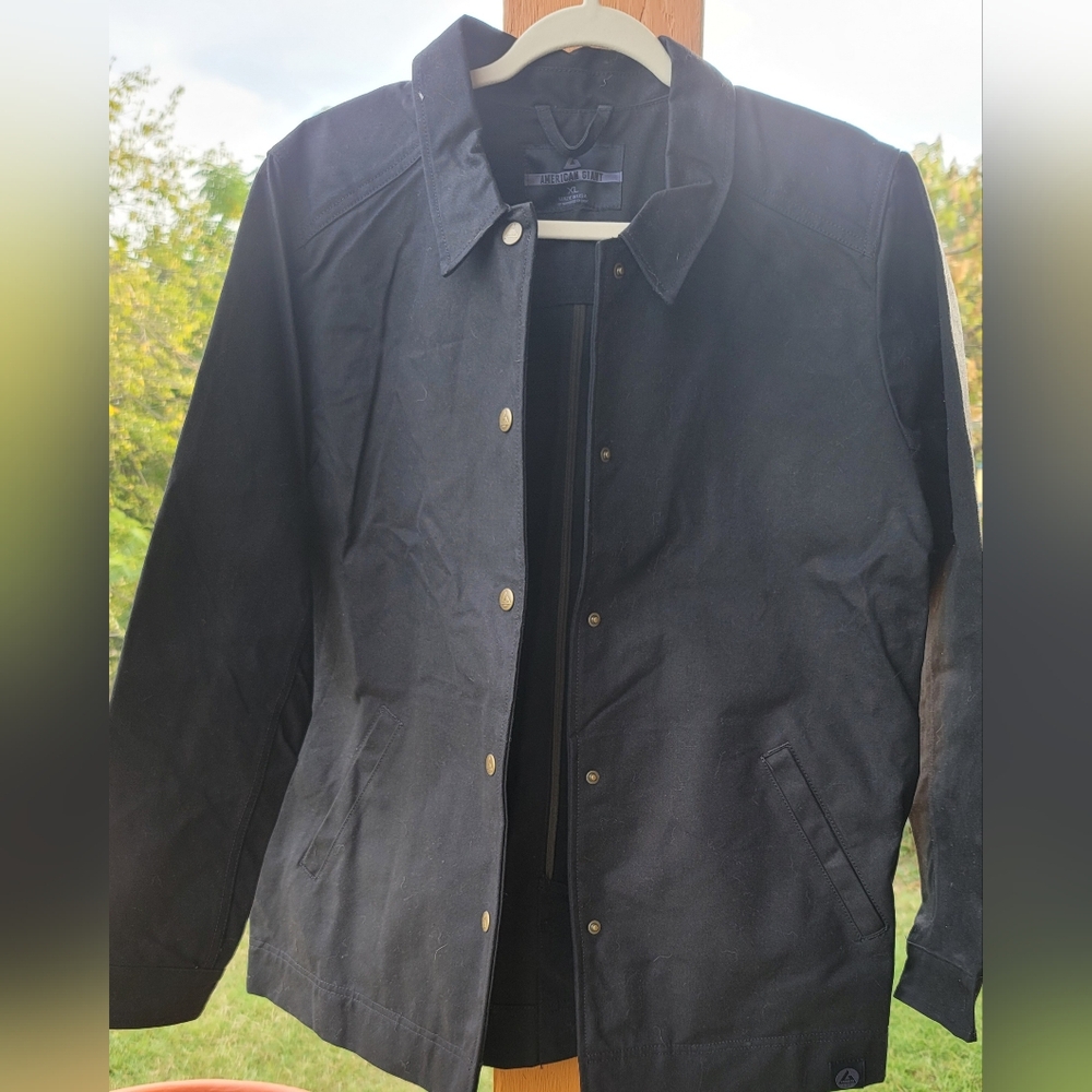 American Giant Women's Black Waxed Cotton Duck Jacket